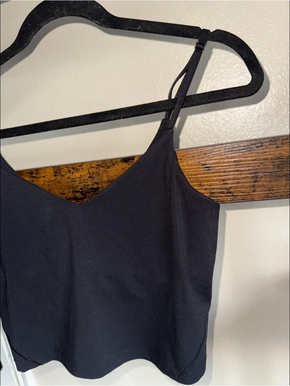 lululemon Align™ Cropped Cami Tank Top *Light Support, A/B in Black, Size: 8